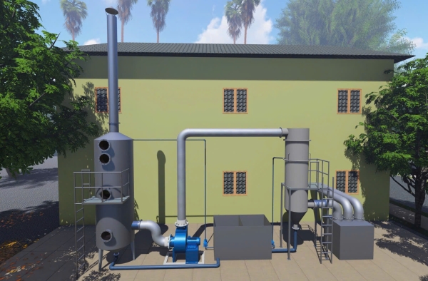 THIẾT KẾ THI CÔNG LẮP ĐẶT HỆ THỐNG XỬ LÝ KHÍ THẢI