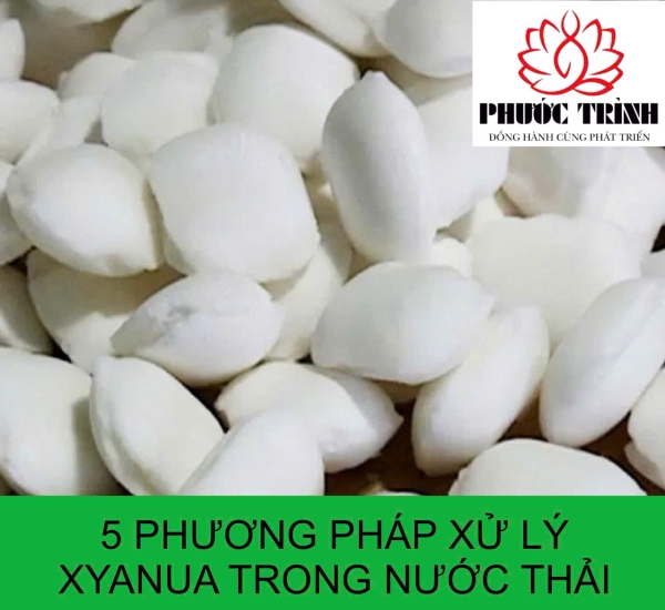 5 PHƯƠNG PHÁP XỬ LÝ XYANUA TRONG NƯỚC THẢI