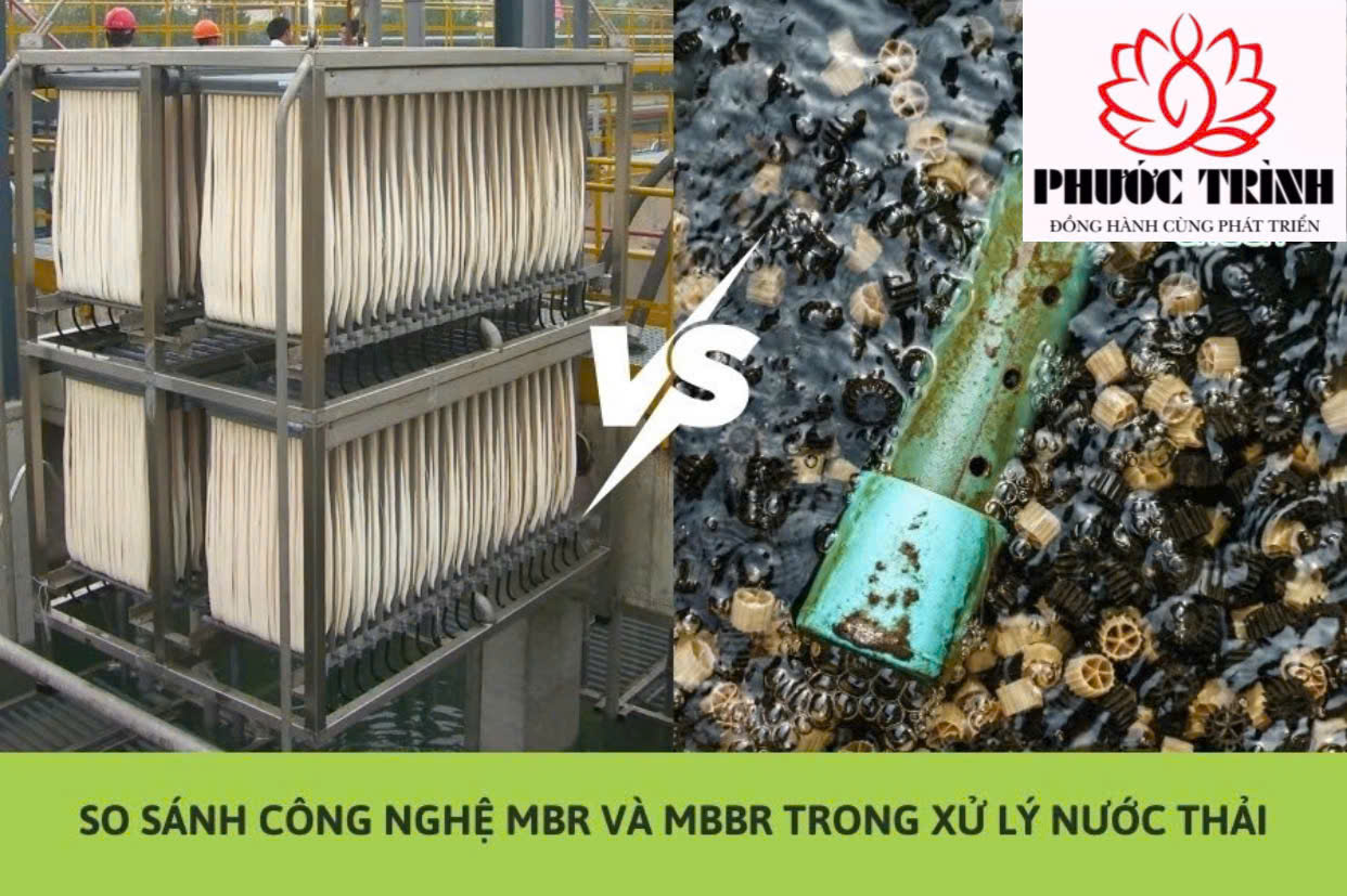 SO SÁNH CÔNG NGHỆ MBR VÀ MBBR TRONG XỬ LÝ NƯỚC THẢI
