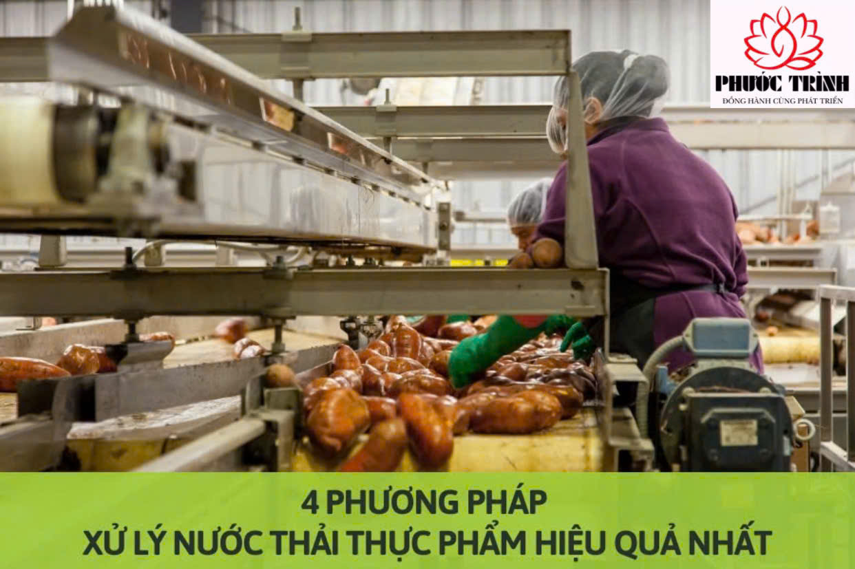4 PHƯƠNG  PHÁP XỬ LÝ NƯỚC THẢI THỰC PHẨM HIỆU QUẢ NHẤT