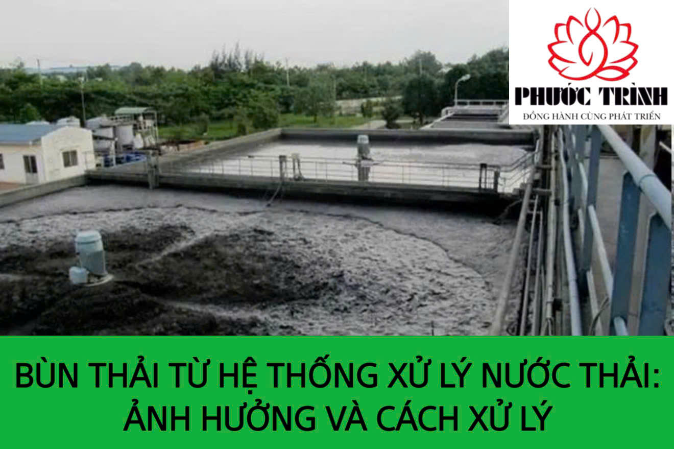 BÙN THẢI TỪ HỆ THỐNG XỬ LÝ NƯỚC THẢI: ẢNH HƯỞNG VÁ CÁCH XỬ LÝ 